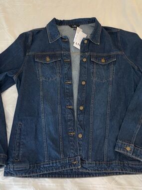 long tall sally Dark Blue Denim Jacket